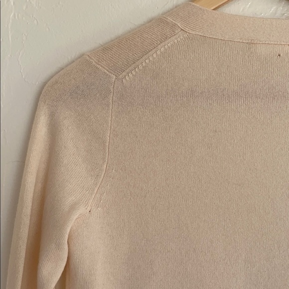 J. Crew 100% Cashmere Cardigan in Cream - Picture 7 of 11